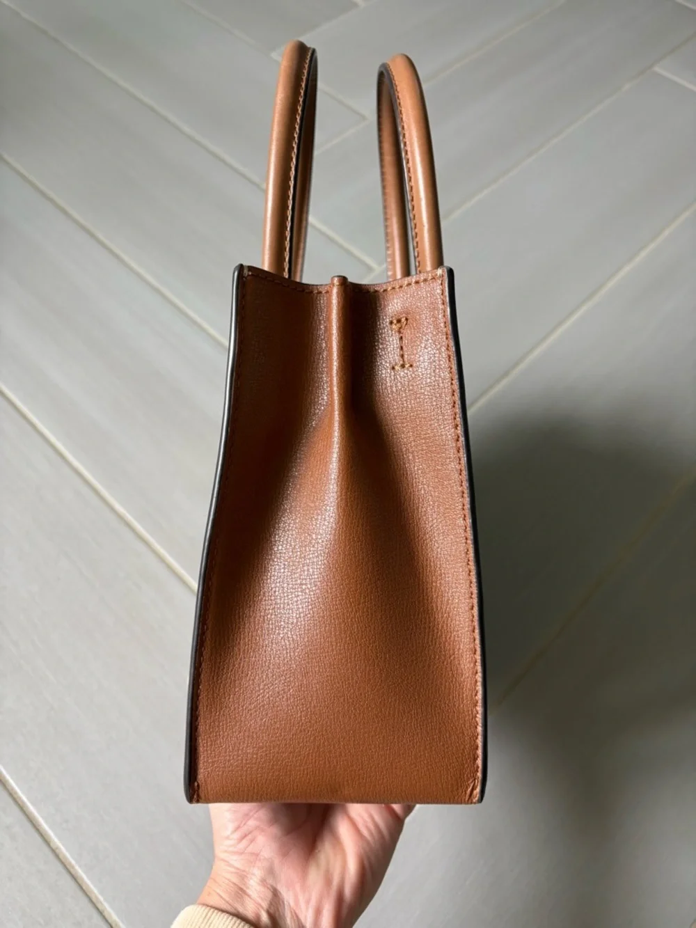 Michael Kors Medium Mercer Canvas Crossbody | Tan and Beige with Logo Print